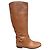 Gucci Botas Altas de Cuero Marrón Castaño