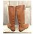Gucci Botas Altas de Cuero Marrón Castaño - vista 4