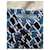 Prada Calça Larga Estampada em Viscose Marrom Branco Azul - vista 3