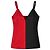 Haider Ackermann Top Canottiera Bicolore Nero Rosso