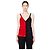 Haider Ackermann Top Canottiera Bicolore Nero Rosso - vista 2