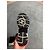 Sneakers Chanel in pelle e tessuto nero - vista 14