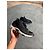 Sneakers Chanel in pelle e tessuto nero - vista 3