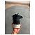 Sneakers Chanel in pelle e tessuto nero - vista 6