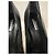 Décolleté aperte Guess in pelle nera con plateau Nero - vista 3