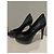 Décolleté aperte Guess in pelle nera con plateau Nero - vista 6