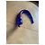 Autre Marque Boda Kosta Konstglas Blue Glass Serpent Sculpture Black White Red - view 12