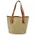 Céline Borsa Tote CELINE Macadam Canvas PVC Beige Oro Auth 183002 D'oro - vista 2