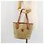 Céline Borsa Tote CELINE Macadam Canvas PVC Beige Oro Auth 183002 D'oro - vista 24