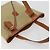 Céline Borsa Tote CELINE Macadam Canvas PVC Beige Oro Auth 183002 D'oro - vista 6