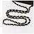 CHANEL Mini Matelasse 17 Chain Shoulder Bag Satin Black Gold CC Auth 182739SAV Nero D'oro - vista 6