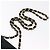 CHANEL Mini Matelasse 17 Chain Shoulder Bag Satin Black Gold CC Auth 182739SAV Nero D'oro - vista 7