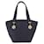 VERSACE Handtasche aus Leder Marineblau Gold Auth bs35368 Golden  - Ansicht 2