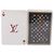 Carte da Gioco LOUIS VUITTON Multicolor Black White LV Auth 184279M Nero Bianco - vista 3