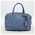 Borsa PRADA in pelle blu e oro Auth 183765V D'oro - vista 12