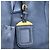 Borsa PRADA in pelle blu e oro Auth 183765V D'oro - vista 19