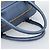 Borsa PRADA in pelle blu e oro Auth 183765V D'oro - vista 7