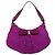 Borsa a tracolla Salvatore Ferragamo Vala in nylon viola e oro Autentica 182996A D'oro Porpora - vista 13