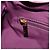 Borsa a tracolla Salvatore Ferragamo Vala in nylon viola e oro Autentica 182996A D'oro Porpora - vista 21