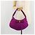 Borsa a tracolla Salvatore Ferragamo Vala in nylon viola e oro Autentica 182996A D'oro Porpora - vista 23