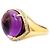 Anello Bulgari, "Sassi Mediterranean Eden", oro giallo, ametista e diamanti. - vista 3