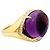 Anello Bulgari, "Sassi Mediterranean Eden", oro giallo, ametista e diamanti. - vista 5
