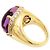 Anello Bulgari, "Sassi Mediterranean Eden", oro giallo, ametista e diamanti. - vista 6
