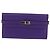 Hermès HERMES Kelly Long Wallet Epsom Violet Silber Authentisch 184179SM Lila - Ansicht 13