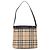 Borsa a tracolla BURBERRY Nova Check PVC Beige Argento Auth 184442 - vista 13
