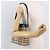 Borsa a tracolla BURBERRY Nova Check PVC Beige Argento Auth 184442 - vista 22