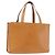 Céline CELINE Handtasche Leder Braun Silber Auth 183890