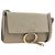 Chloé Borsa a tracolla Chloe Fay in scamosciato beige e oro Auth gh2099 D'oro