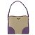 PRADA Schultertasche Canvas Beige Silber Auth 183714 - Ansicht 13
