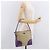 PRADA Schultertasche Canvas Beige Silber Auth 183714 - Ansicht 24