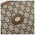Clutch GUCCI GG Plus Supreme PVC Beige Oro Auth 184487 D'oro - vista 17