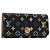 LOUIS VUITTON Monogram Multicolor Multicles 4 Key Case Black M93732 Auth 182702 Nero