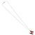 Collana CHANEL COCO Mark in metallo color argento CC Auth 182942M - vista 2