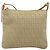 Borsa a Spalla FENDI Zucchino Canvas Beige Oro Auth 182966A D'oro - vista 13