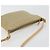 Borsa a Spalla FENDI Zucchino Canvas Beige Oro Auth 182966A D'oro - vista 6