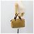 Borsa a Mano LOEWE Anagram in Pelle Giallo Oro Autentica 182106 D'oro - vista 18