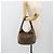 Borsa a tracolla LOEWE in pelle marrone argento Auth 183041A - vista 21