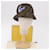 FENDI x FRGMT x POKMON ZUCCA Canvas Bucket Hat Mini-Dragon Brown Auth 161464SM Black  - view 12