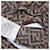 FENDI x FRGMT x POKMON ZUCCA Canvas Bucket Hat Mini-Dragon Brown Auth 161464SM Black  - view 7
