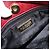 Borsa LOEWE in scamosciato rosso e oro Auth 183111A D'oro - vista 10