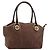 Borsa ETRO in PVC e pelle marrone oro Auth 183273A D'oro