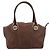 Borsa ETRO in PVC e pelle marrone oro Auth 183273A D'oro - vista 13