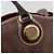 Borsa ETRO in PVC e pelle marrone oro Auth 183273A D'oro - vista 17