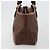 Borsa ETRO in PVC e pelle marrone oro Auth 183273A D'oro - vista 4