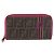 FENDI Zucca Canvas Langgeldbörse PVC Schwarz Braun Auth 184235A - Ansicht 13