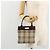 Borsa a mano BURBERRY Nova Check in tela beige Auth 182988A - vista 21